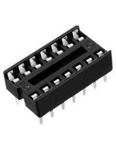 Zócalo IC DIP 14 Pines uxcell 2.54mm Soldadura PCB