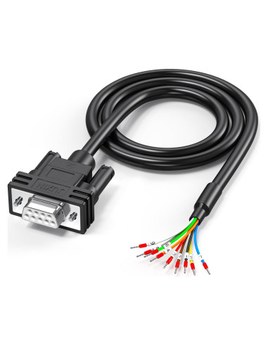 Conector DB9 hembra a cable pelado 1.5m JUXIN RS232