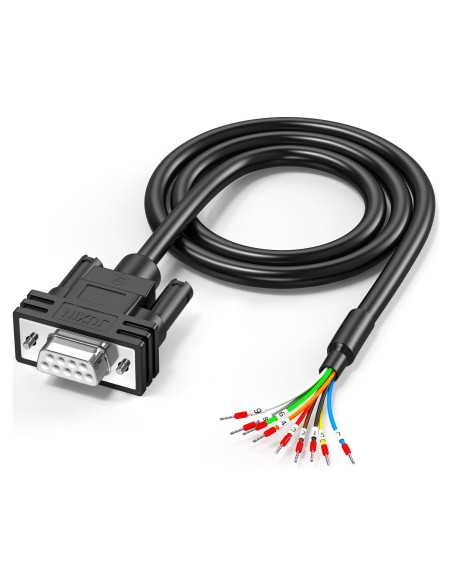 Conector DB9 hembra a cable pelado 1.5m JUXIN RS232