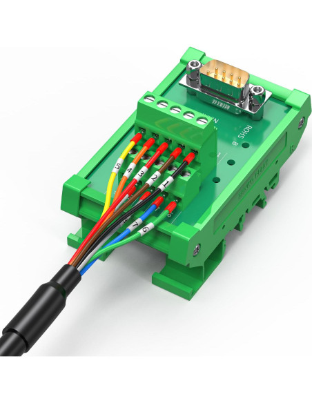 Conector DB9 hembra a cable pelado 1.5m JUXIN RS232