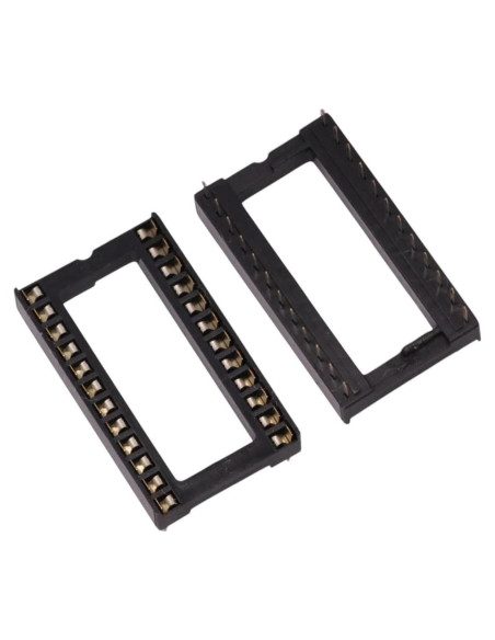 Conector Zócalo DIP 24 Pines VUOGYWINRI - 10 Piezas 2.54 mm