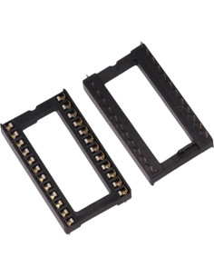 Conector Zócalo DIP 24 Pines VUOGYWINRI - 10 Piezas 2.54 mm 2