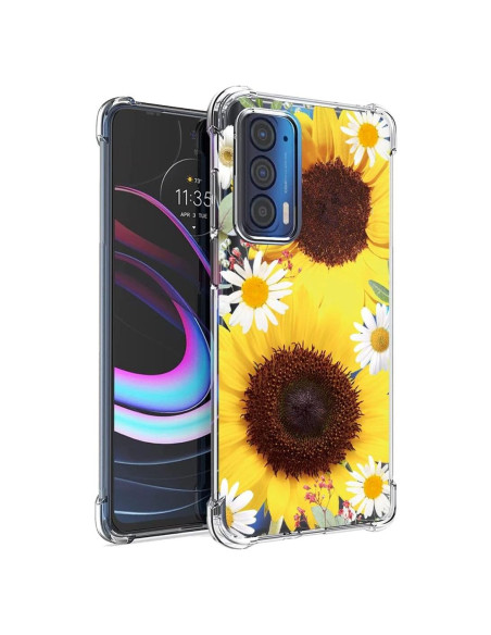 Funda protectora TPU para Moto Edge 2021 - Girasol