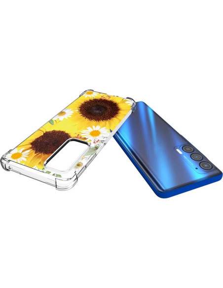 Funda protectora TPU para Moto Edge 2021 - Girasol