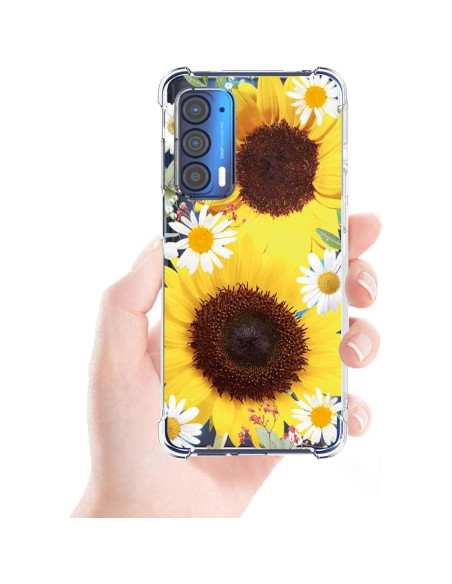 Funda protectora TPU para Moto Edge 2021 - Girasol