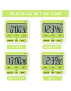 Temporizador de Cocina Digital Tuffinix 24 Horas con Alarma 2