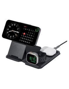 Cargador 3 en 1 UAG SRGE Plegable 15W para iPhone, AirPods, Apple Watch