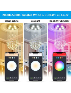 Bombilla LED Inteligente TORCHSTAR GU10 RGB 5W Regulable 2