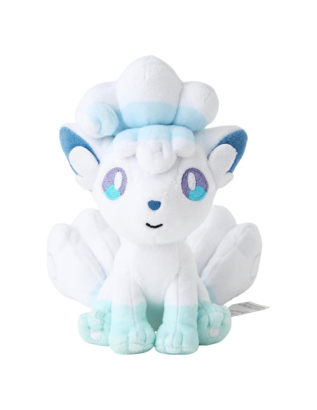 Peluche Vulpix Alola Pokemon Center Original 14x16x15.5cm
