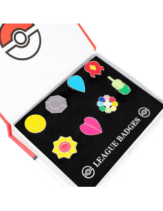 Conjunto de 8 Insignias de Gimnasio CHAOZI0 - Kanto 2