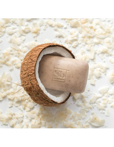 Jabón Hidratante y Exfoliante Soapbox 3x142g Coco y Sándalo