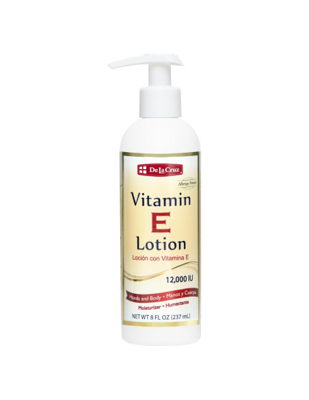 Loción Hidratante de Vitamina E De La Cruz 236.6 ml
