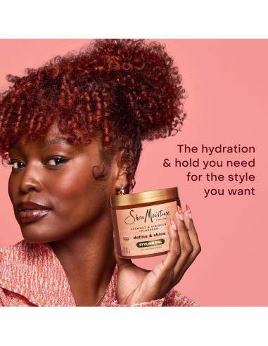 Gel de Estilo SheaMoisture Coco & Hibisco 15 Onzas Hidratante