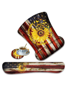 Conjunto Reposapiés Ergonómico XMTMR-Glass con Almohadilla de Ratón