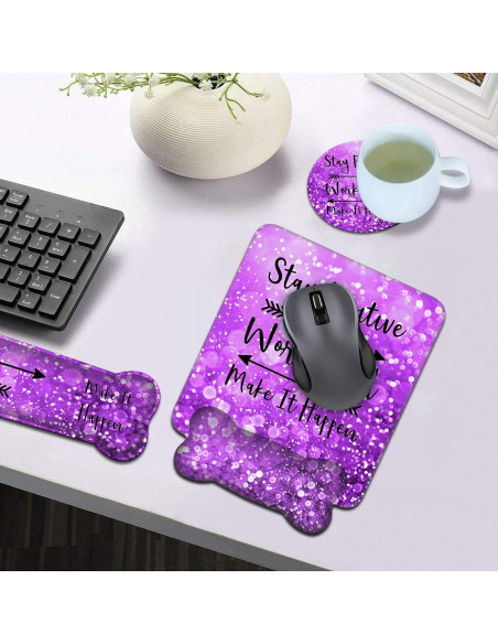 Juego de Soporte Ergonómico SOTWONSO para Teclado y Ratón