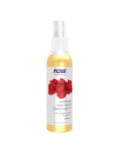Aceite Limpiador Facial Suave NOW Foods 118ml Rosa Jojoba