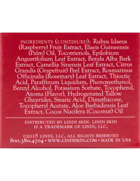 Bálsamo Labial Lindi Skin 7.4 ml - Hidratante con Vitamina E