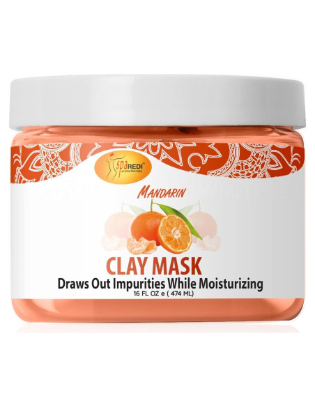 Mascarilla de Arcilla Mandarina SPA REDI 453.6 g - Hidratante Mascarilla de Arcilla Mandarina SPA REDI 453.6 g - Hidratante