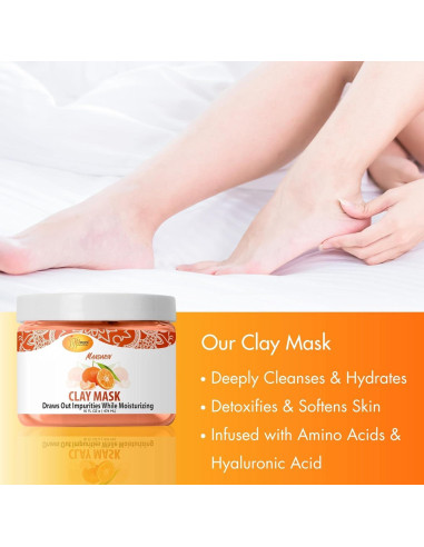 Mascarilla de Arcilla Mandarina SPA REDI 453.6 g - Hidratante