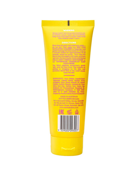 Limpiador Exfoliante Facial Dotted Zebra 115 g - Vegano
