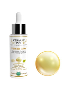 Suero Facial Aclarador Brillo Supremo Visage Pure 68g