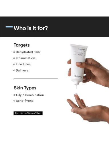 Hidratante Facial Minimalista B5 10% Sin Aceite 50g