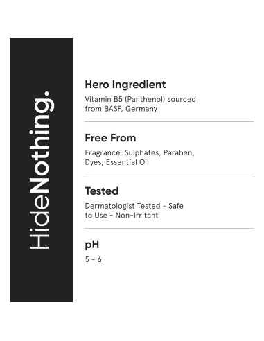 Hidratante Facial Minimalista B5 10% Sin Aceite 50g
