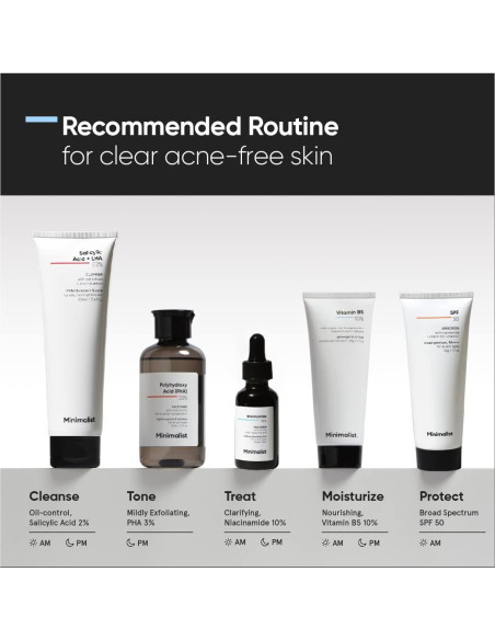 Hidratante Facial Minimalista B5 10% Sin Aceite 50g