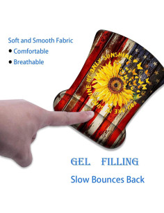 Conjunto Reposapiés Ergonómico XMTMR-Glass con Almohadilla de Ratón 2