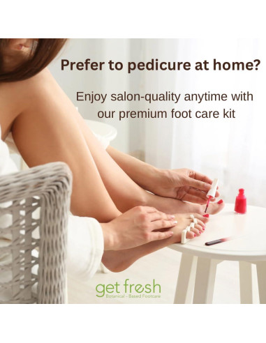 Kit de Cuidado de Pies Get Fresh 3 Pasos con Aroma a Hierba Limón