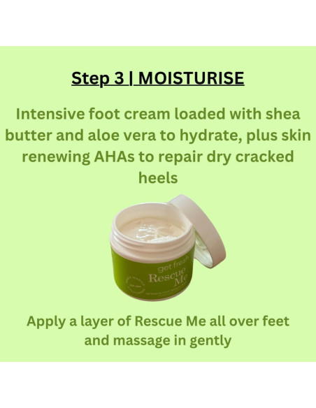 Kit de Cuidado de Pies Get Fresh 3 Pasos con Aroma a Hierba Limón Kit de Cuidado de Pies Get Fresh 3 Pasos con Aroma a Hierba Limón