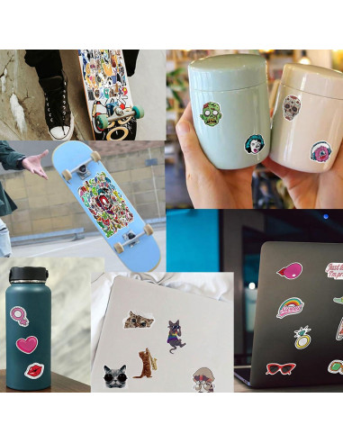 200 Stickers de Fútbol Homiego Impermeables para Hydroflask