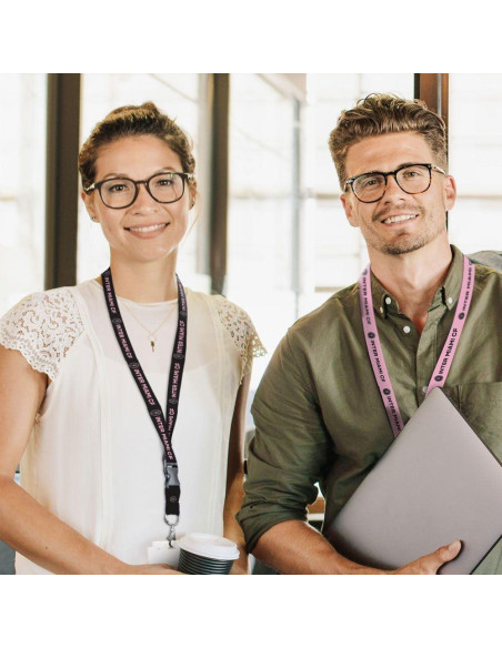 Lanyard WinCraft Inter Miami CF con hebilla desmontable 2.54 cm