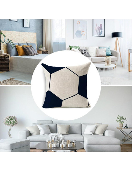 Funda de Cojín Decorativa Andreannie 45x45 cm Deporte Voleibol
