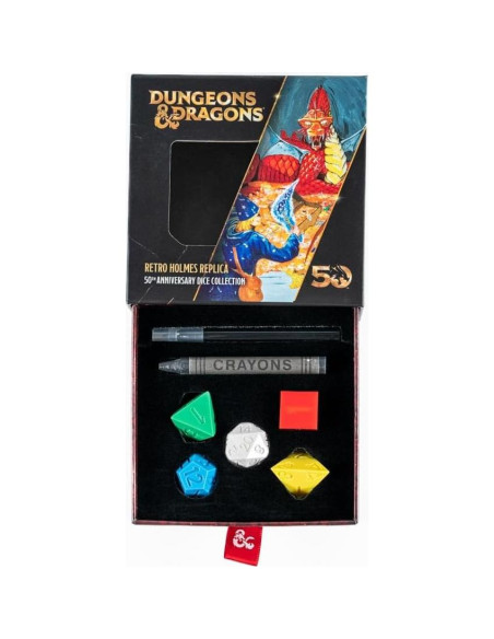 Dungeons & Dragons 50 Aniversario Set de Dados Retro FanRoll