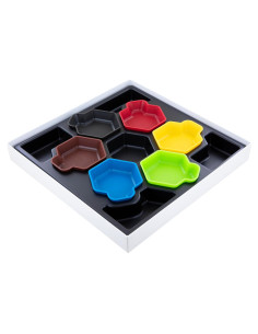 Bandejas de Fichas Feldherr SHELL - 6 Colores + Caja Almacenaje