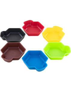 Bandejas de Fichas Feldherr SHELL - 6 Colores + Caja Almacenaje 2