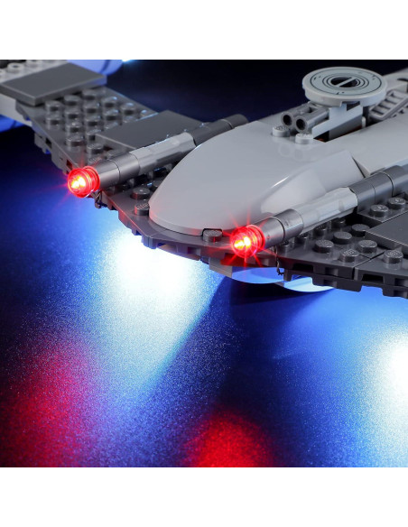 Kit de Iluminación LED BRIKSMAX para LEGO 75325 N-1 Starfighter