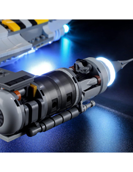 Kit de Iluminación LED BRIKSMAX para LEGO 75325 N-1 Starfighter
