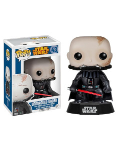 Figura de Acción Darth Vader Sin Máscara Funko POP 9.5 cm