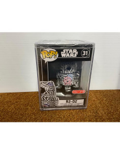 Funko POP R2D2 Star Wars Futura Skin 9.5 cm Coleccionable 2