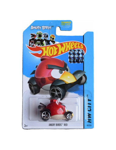 Hot Wheels Angry Birds Ciudad 82/250 Rojo Escala 1:64
