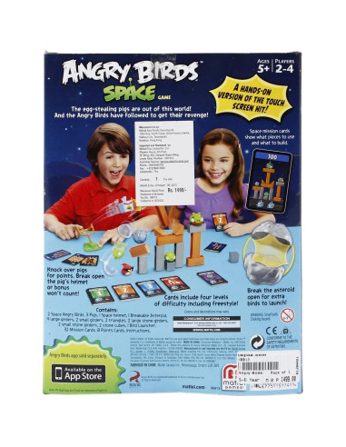 Juego de Habilidad Angry Birds Espacio Mattel para 2-4 Jugadores