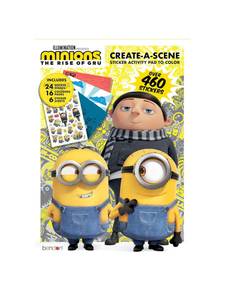 Bloc de Actividades Despicable Me 24 Páginas con Stickers