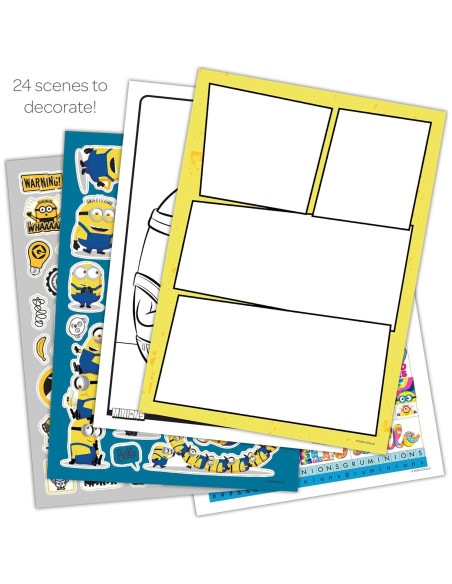 Bloc de Actividades Despicable Me 24 Páginas con Stickers