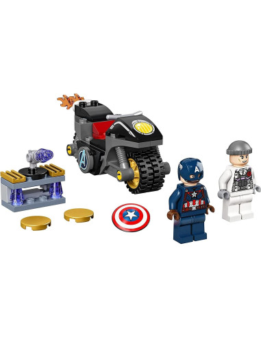 LEGO Marvel Capitán América y Enfrentamiento con Hydra 76189 - 49 Piezas