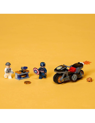 LEGO Marvel Capitán América y Enfrentamiento con Hydra 76189 - 49 Piezas