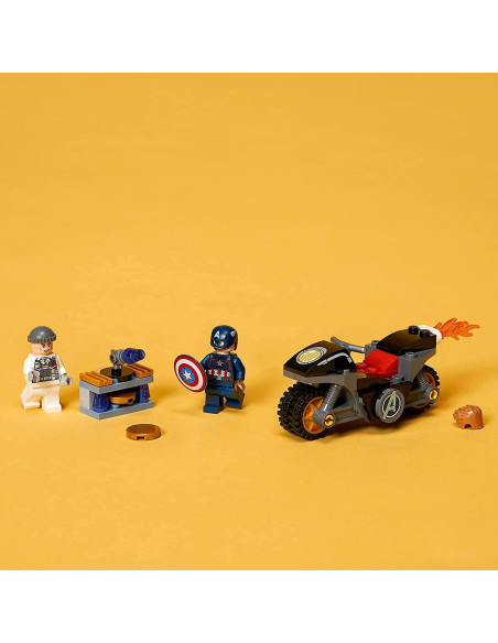LEGO Marvel Capitán América y Enfrentamiento con Hydra 76189 - 49 Piezas