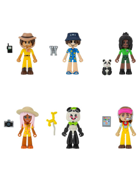 Paquete de Día en el Zoológico Livetopia - 6 Figuras 6.99 cm