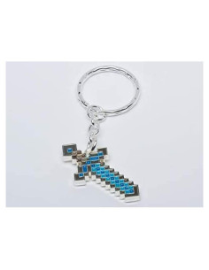 Llavero Minecraft Espada de Diamante 3483 - 100% Zinc
